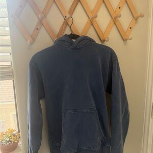 Aritzia Washed Indigo Perfect Fit Hoodie